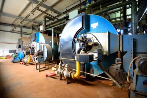 Imagem ilustrativa de Caldeira de vapor industrial